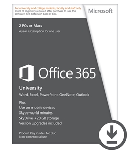 Microsoft Office 365 University - 2 PCs/