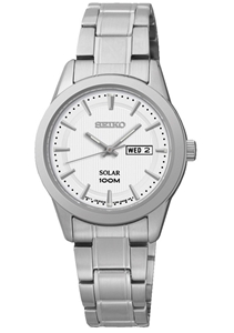 Seiko Ladies Stainless Steel Day & Date 