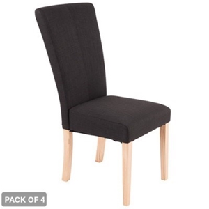 4 x Cambridge Dining Chairs - Black