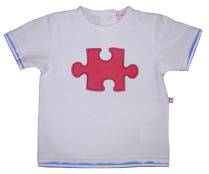 Plum Baby Jigsaw T-shirt