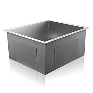 Cube-Shaped Stainless Steel Sink