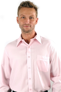 T8 Corporate Mens Long Sleeve Shirt (Pin