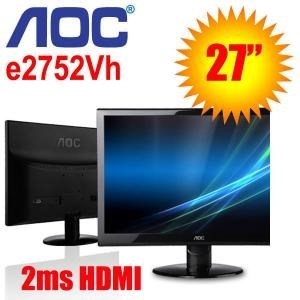 AOC e2752Vh 27 2ms HDMI DVI-D Slim LED M