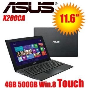 Asus 11.6 Celeron 4GB 500GB Win.8 Touch 