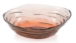 Solero Glass Bowl - Two Tone-Brown Orang