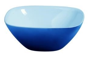 Mediterranean Blue Two-Tone Bowl - Large