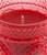 Red Coloured Glass Candle - Paraffin Wax