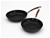 Tuffsteel Set 2 Hard Anodised Frypans Red