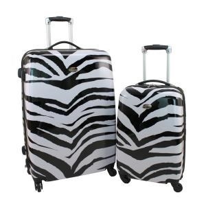 Swiss Case 4 Wheel 2Pc Hard Suitcases ZE