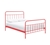 Designer Jessica Double Size Red Metal Bed Frame