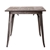 Tolix Replica 80cm x 80cm Dining Table - Rust