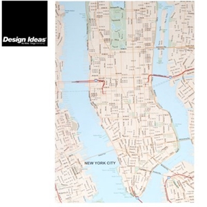Design Ideas 1000-Piece Map of NYC Puzzl