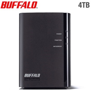 4TB Buffalo DriveStation Duo USB 3.0 wit