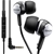 Denon AH-C260 In-Ear Headphones (Remote Black)